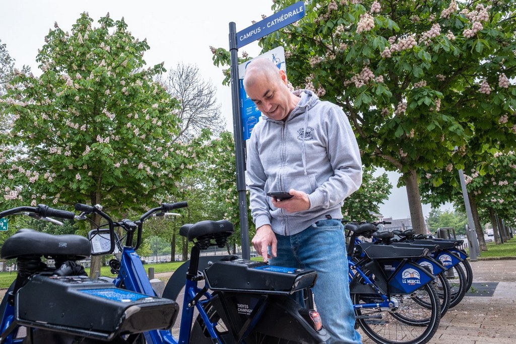 Photo du service à Troyes propulsé par Ecovelo