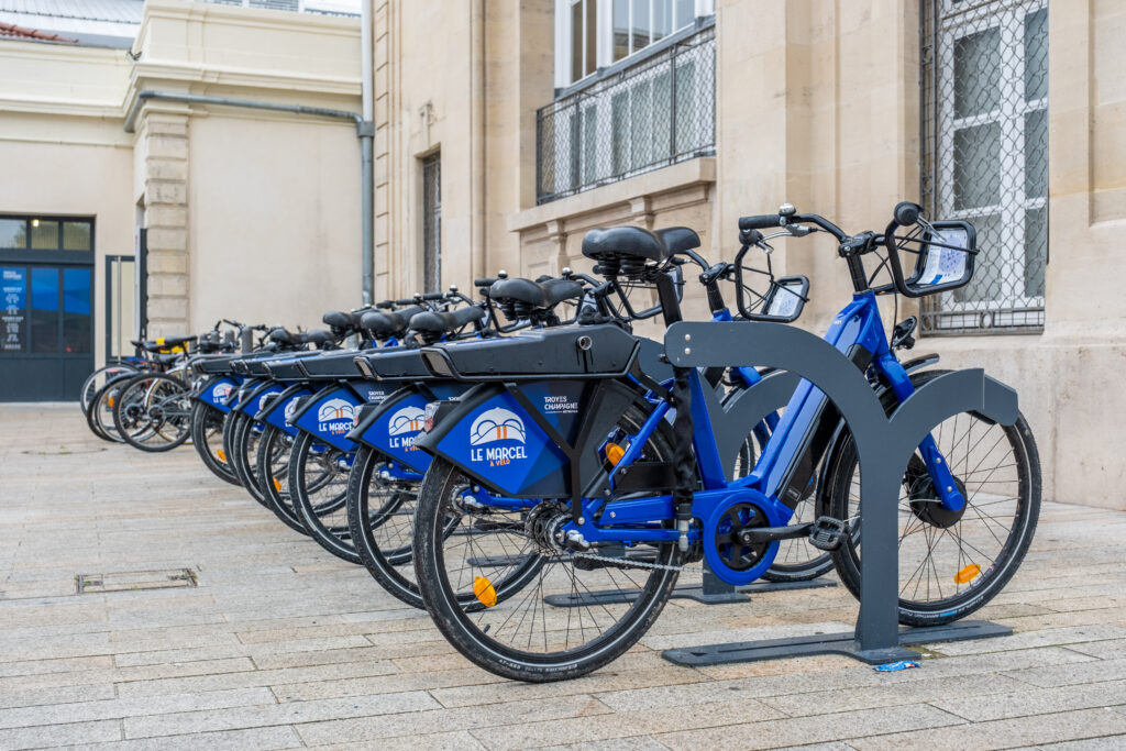 Service de vélo en libre-service Le Marcel à vélo à Troyes Champagne Métropole propulsé par Ecovelo