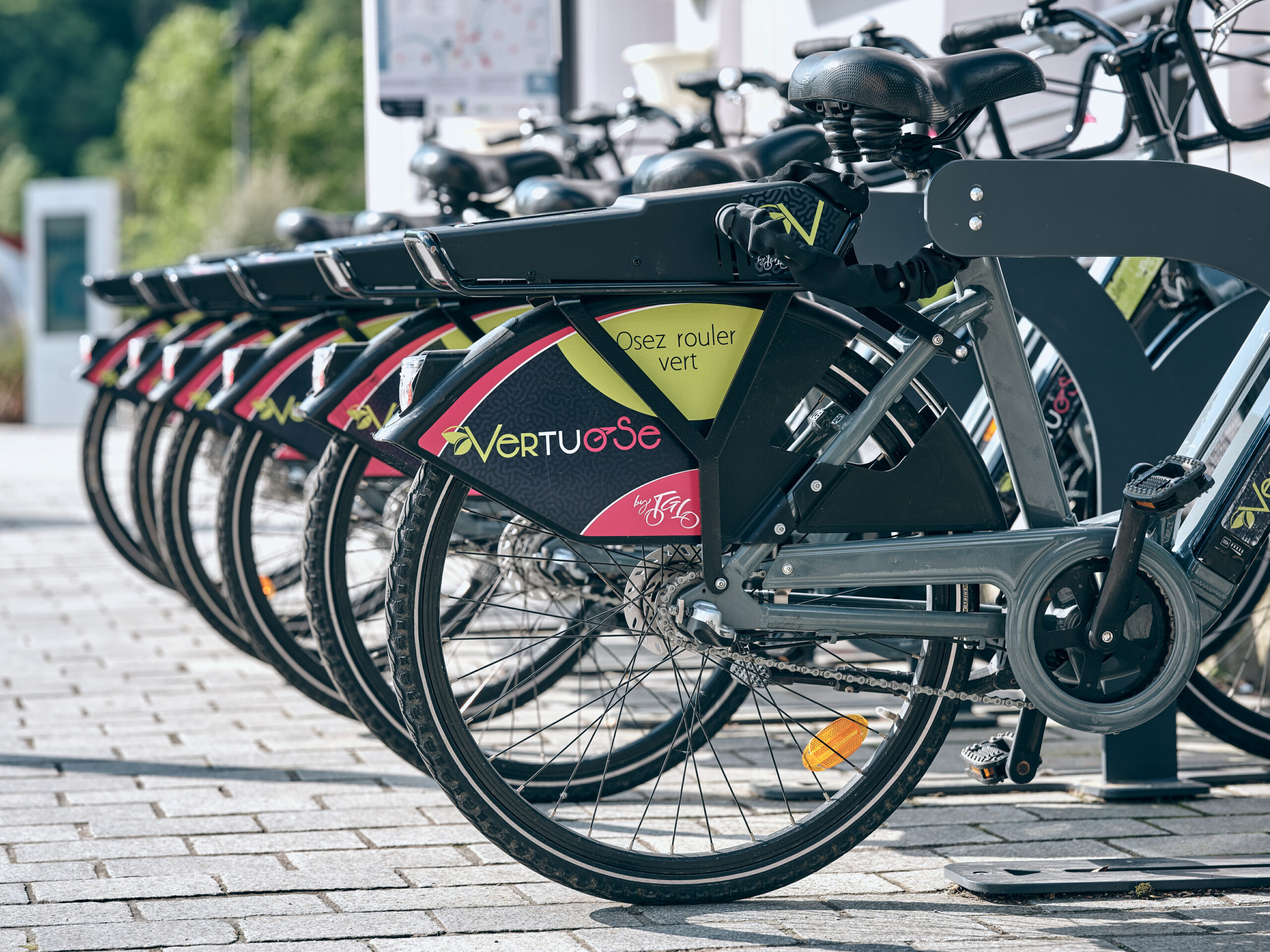 Service de vélo en libre-service Vertusose à Longwy propulsé par Ecovelo