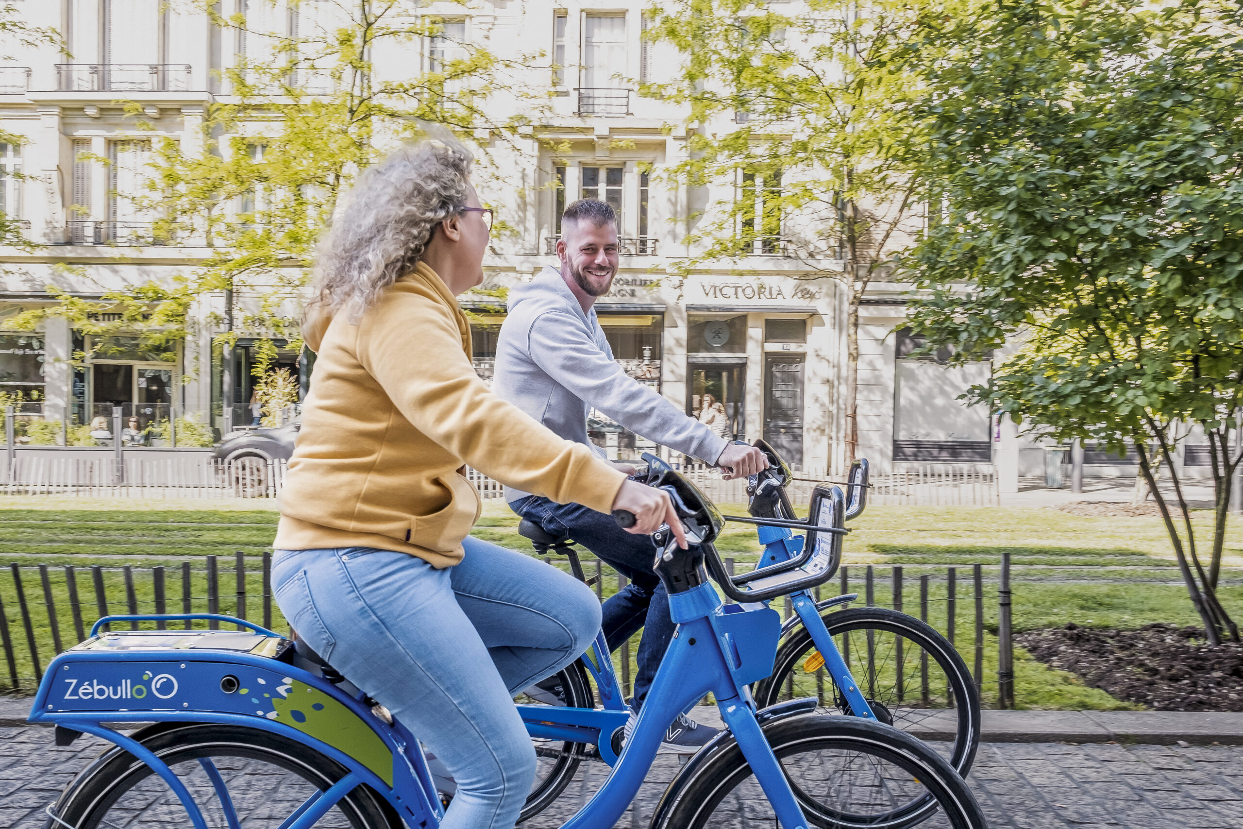 Service de vélo en libre-service Zébullo à Reims propulsé par Ecovelo