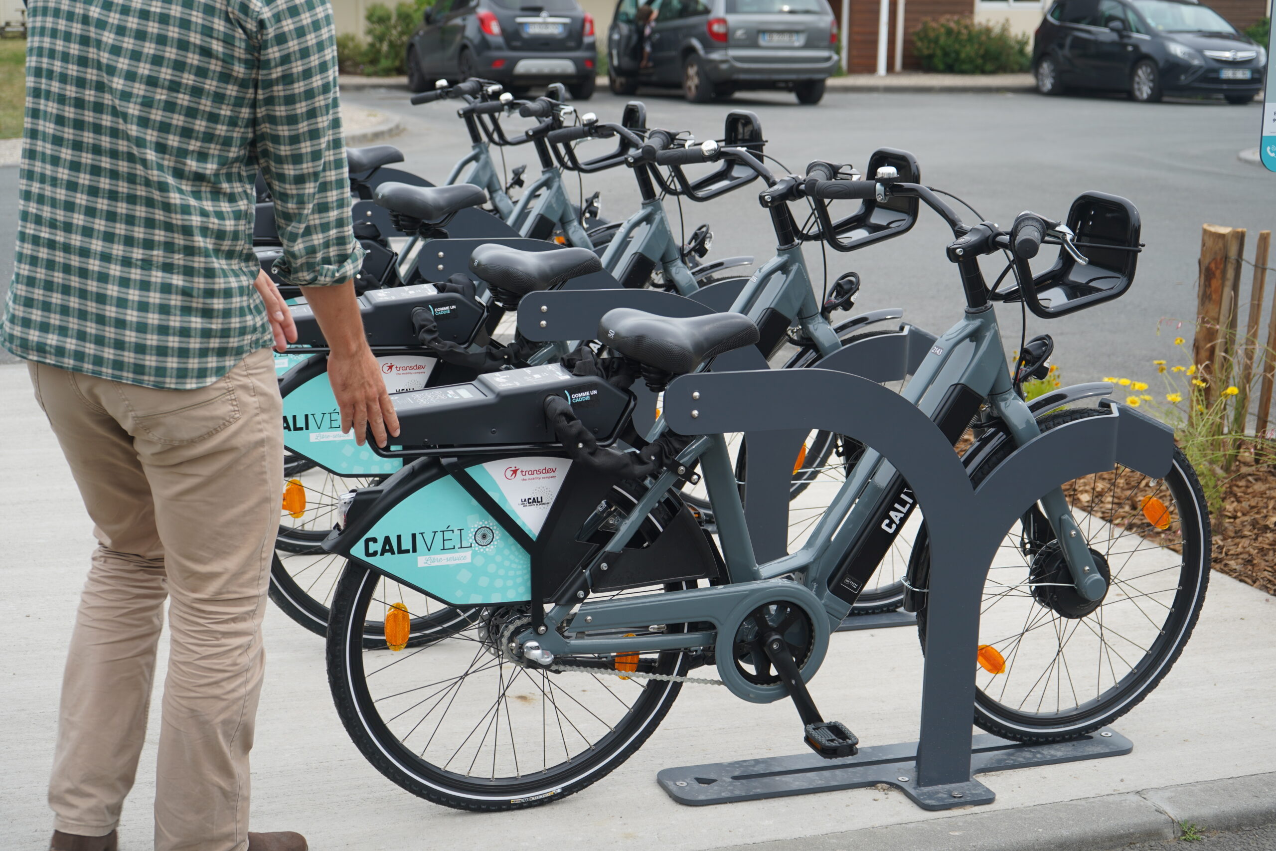 Service de vélo en libre-service CaliVélo à Libourne propulsé par Ecovelo