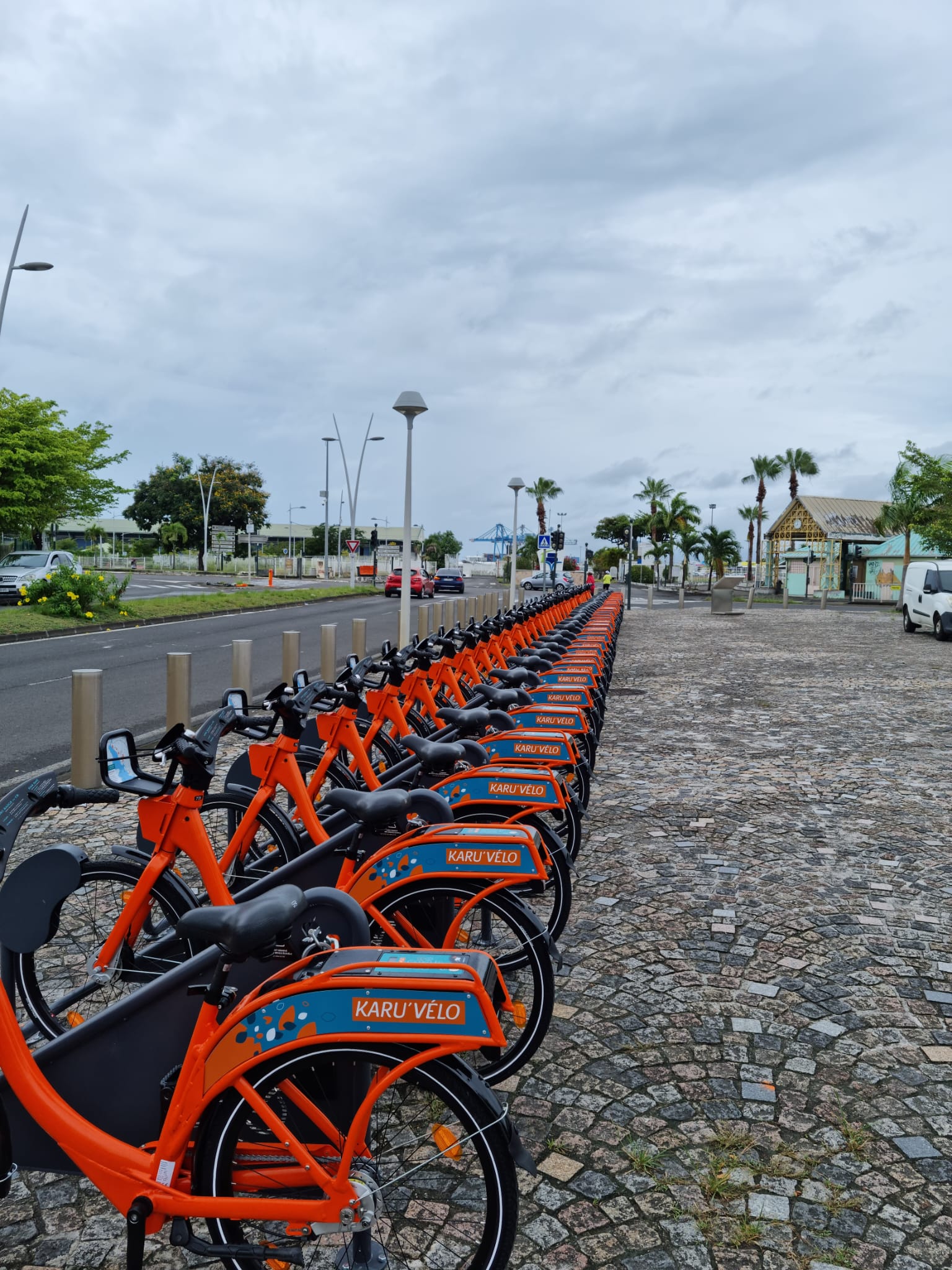 Service de vélo en libre-service Karu'Vélo à Pointe-à-Pitre propulsé par Ecovelo