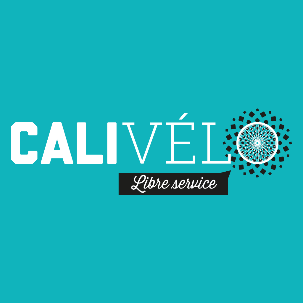 Logo Calivélo, un service de vélo en libre-service de l'Agglomération de la CALI à Libourne, propulsé par Ecovelo