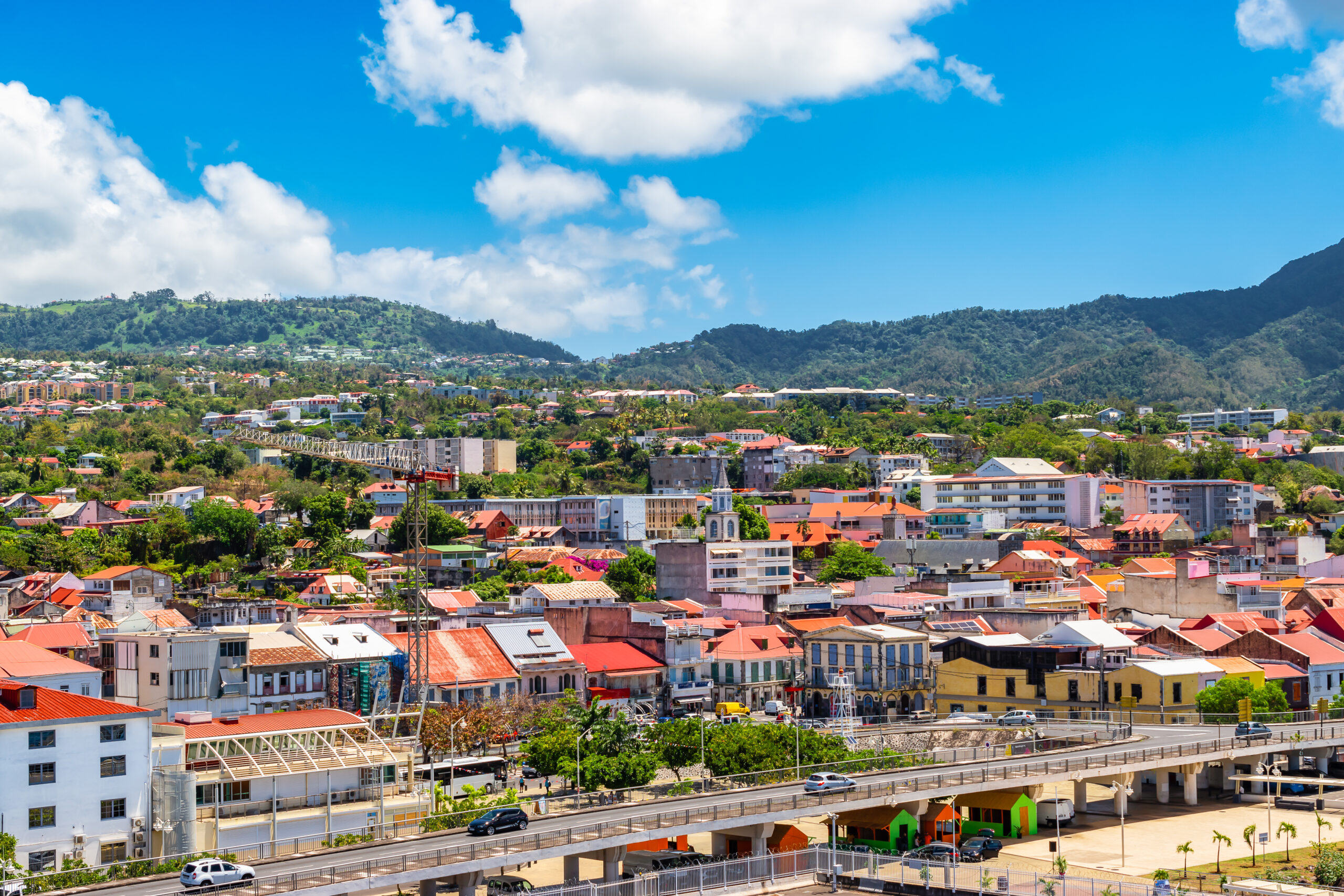 Vue de Pointe-à-Pitre en Guadeloupe