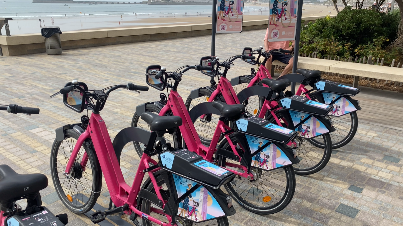 Service de vélo en libre-service Les Petites Reines aux Sables-d'Olonne propulsé par Ecovelo