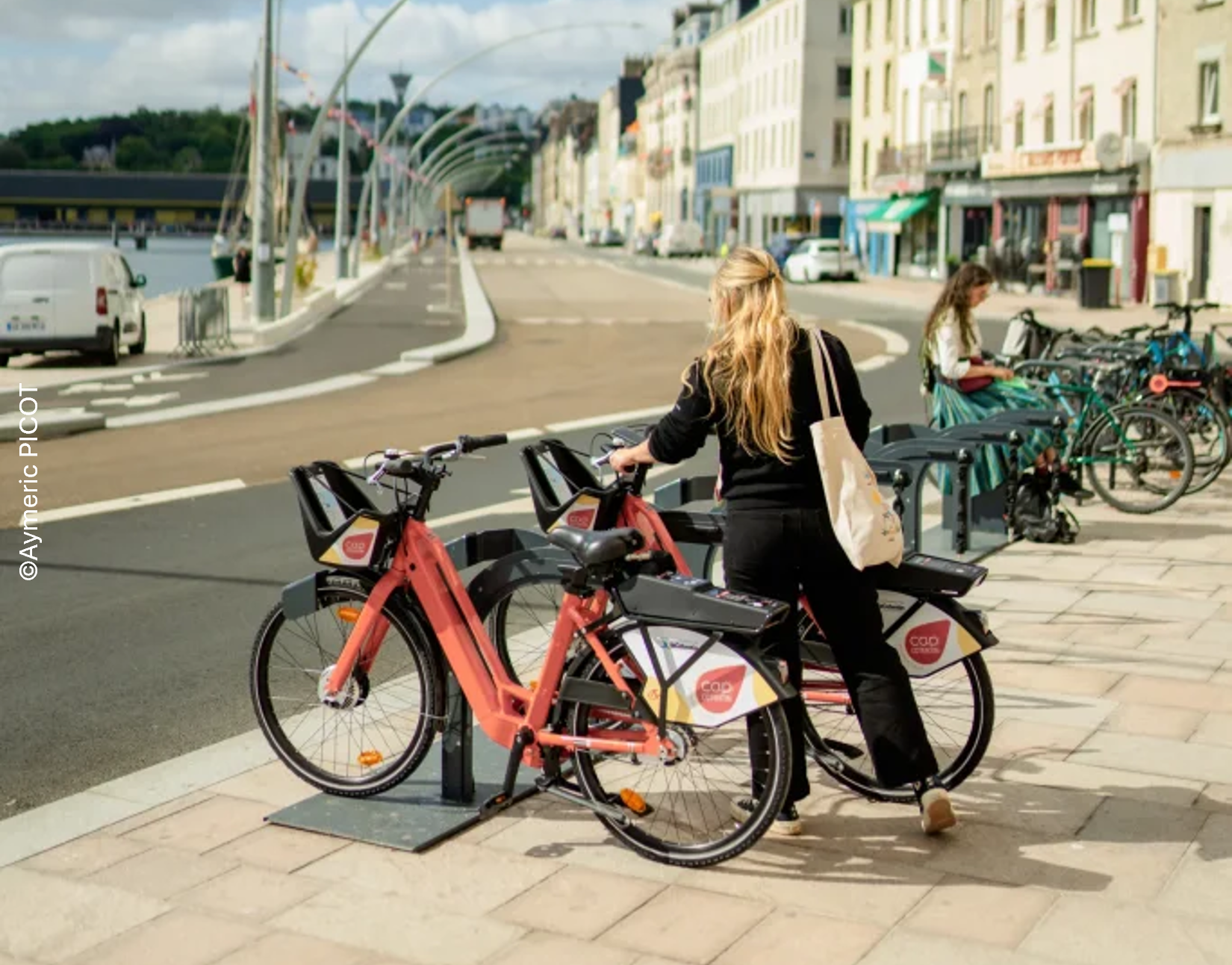 Les vélos en libre-service de Cap Cotentin à Cherbourg