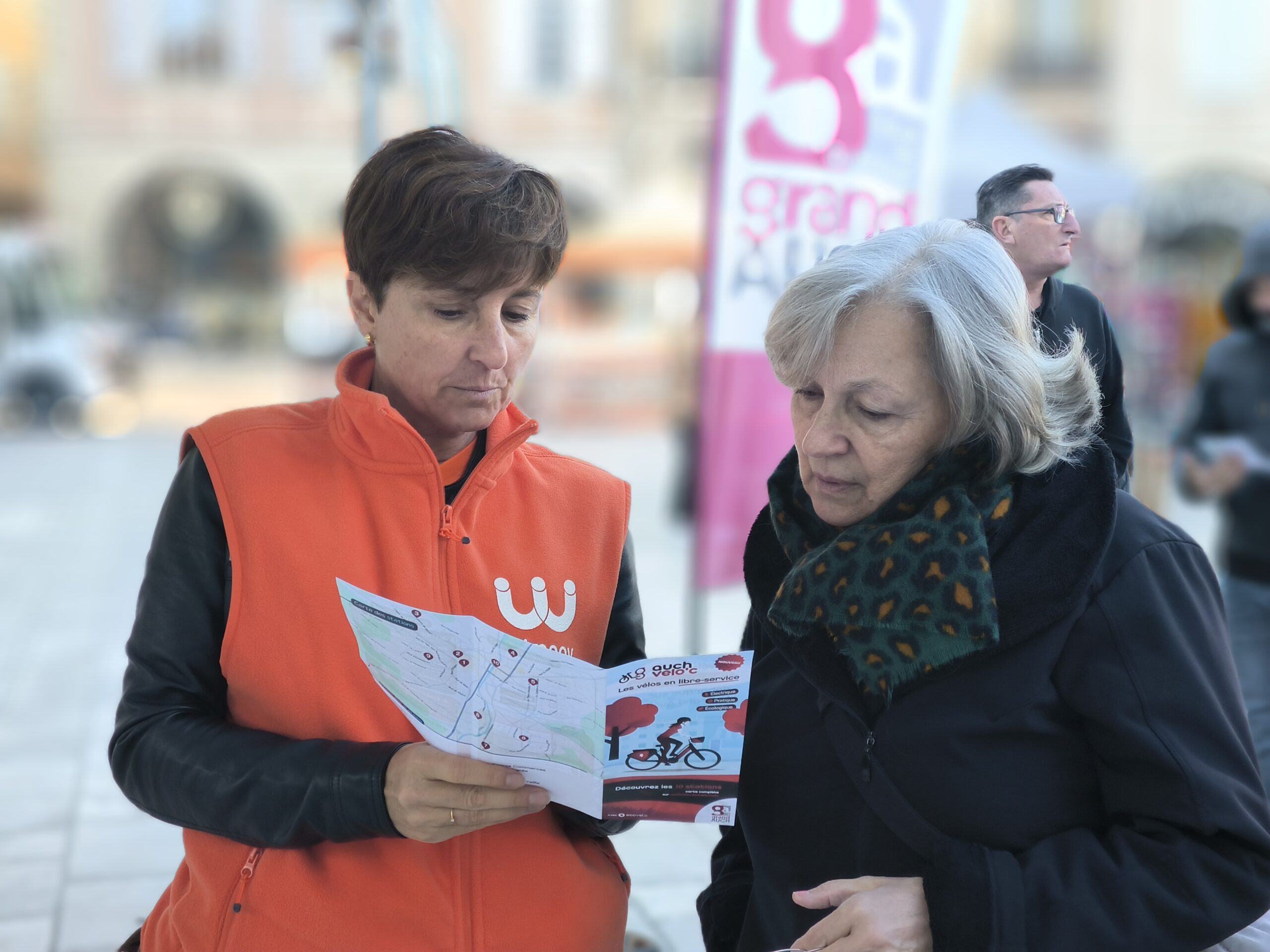 Une animation Wimoov accompagne l'inauguration du service vélo et son lancement commercial